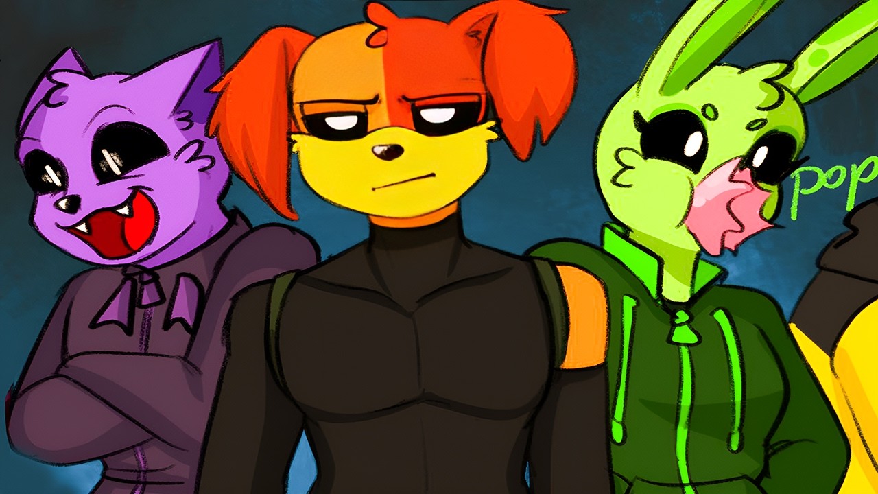 Catnap x Dogday Space Riders Finding THE ANGEL |  Comic Dub
