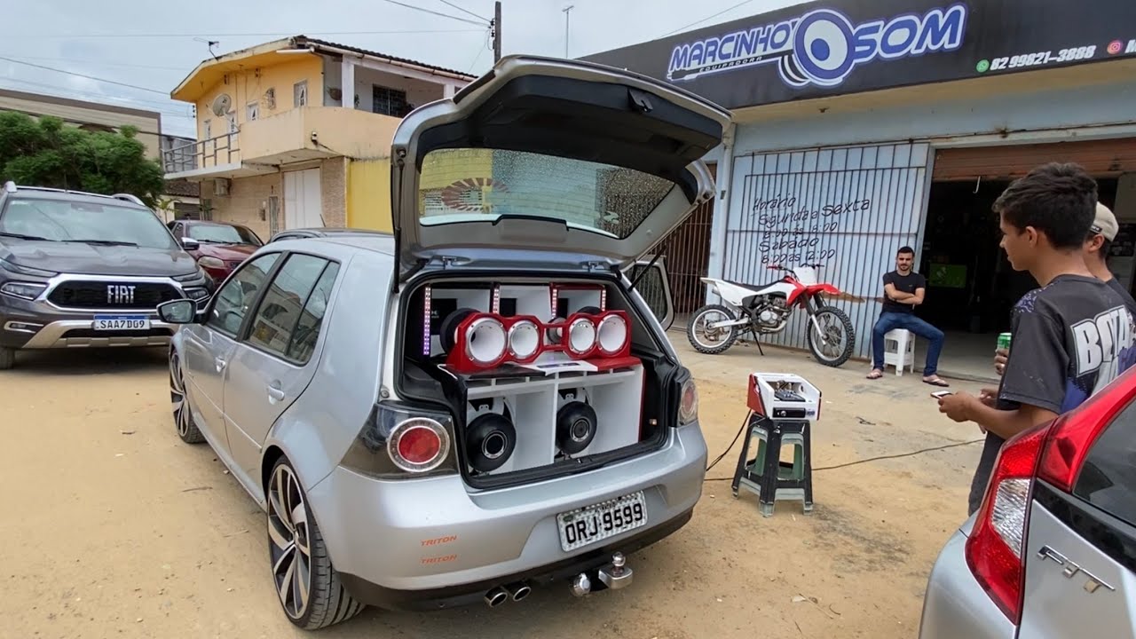 Projeto que todos desejam - GOLF NA aro 20” + Som de mala