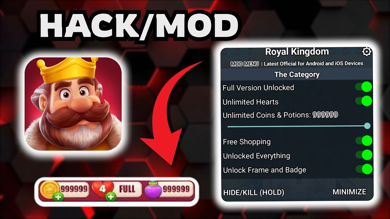 Royal Kingdom Hack 2026: Get FREE Unlimited Coins & Potions in Royal Kingdom MOD (iOS & Android)