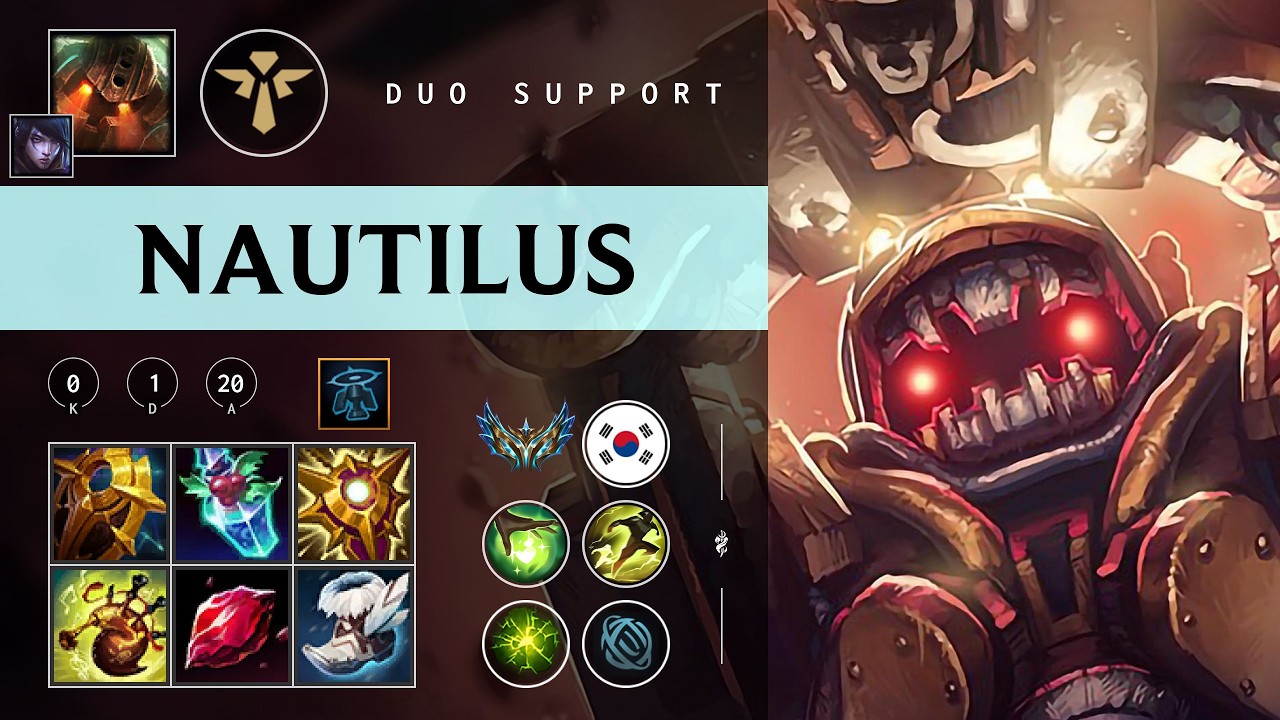 Nautilus Support vs Lulu - KR Challenger Patch 26.05