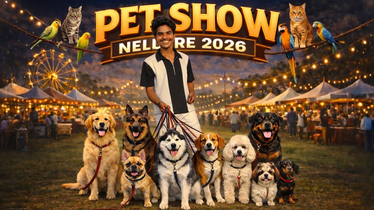 Nellore Dog Show Ki Vachhesa Full Fun #funny #telugu #comedy #dogs #dogshow #viral