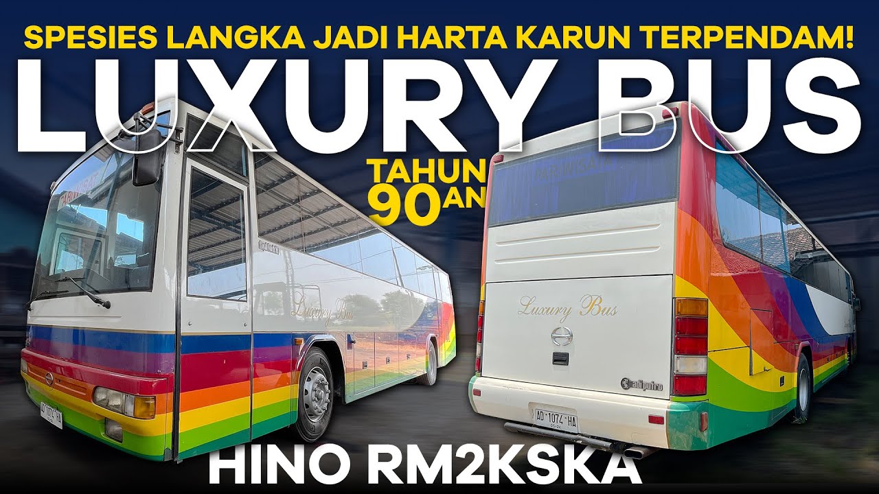 Klasik nan Resik! Hiba Utama Luxury Bus Tahun 90an Buatan Karoseri Adi Putro : Batch - HINO RM2KSKA