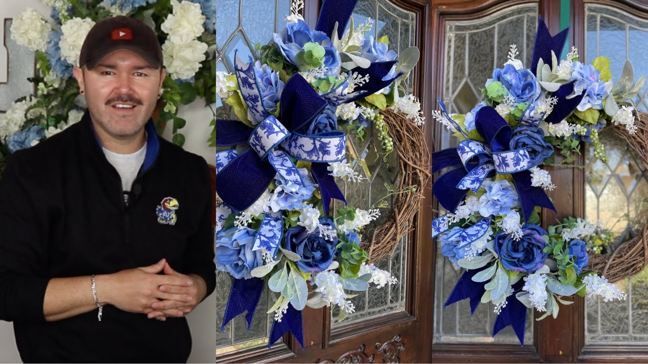 DECORACION DE PRIMAVERA 2023 / Como Hacer Una Corona De Flores Paso A Paso