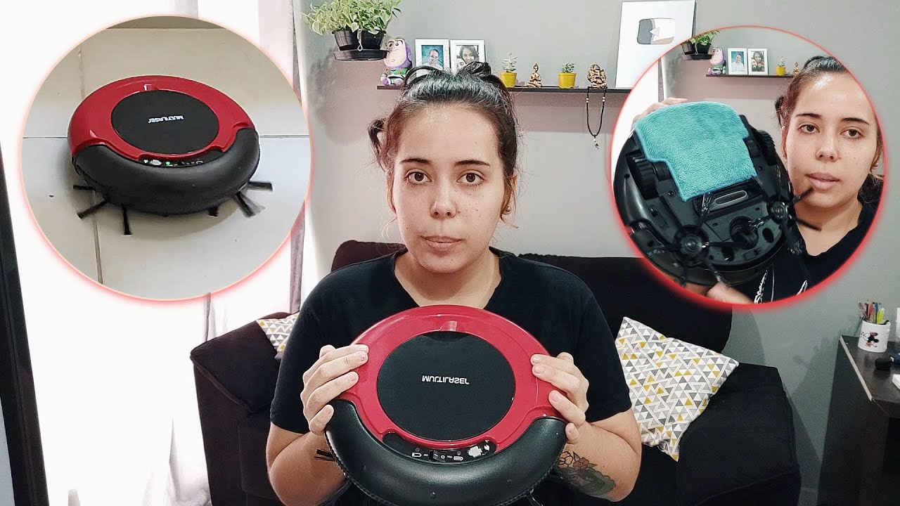 Aspirador de Pó Robô - Multilaser HO041 / Varre + Aspira + Passa Pano
