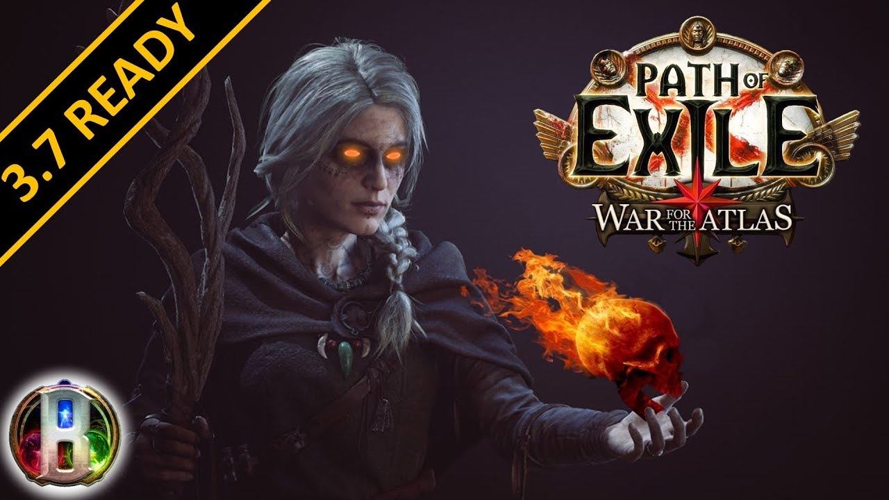 Path of Exile 3.7 - Summon Raging Spirits Build - Necromancer Witch - Legion