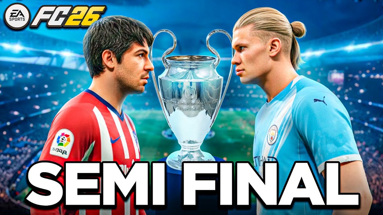 LUCAS vs HAALAND NA SEMI DA CHAMPIONS!!! MC JOGADOR - EPI 69 - FC 26