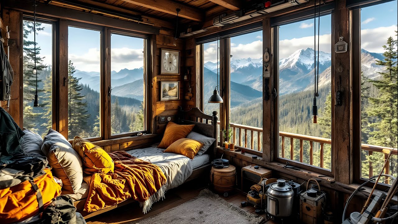 Firewatch Tower Ambience | Relax in Bed to the Comforting Sounds of the Forest