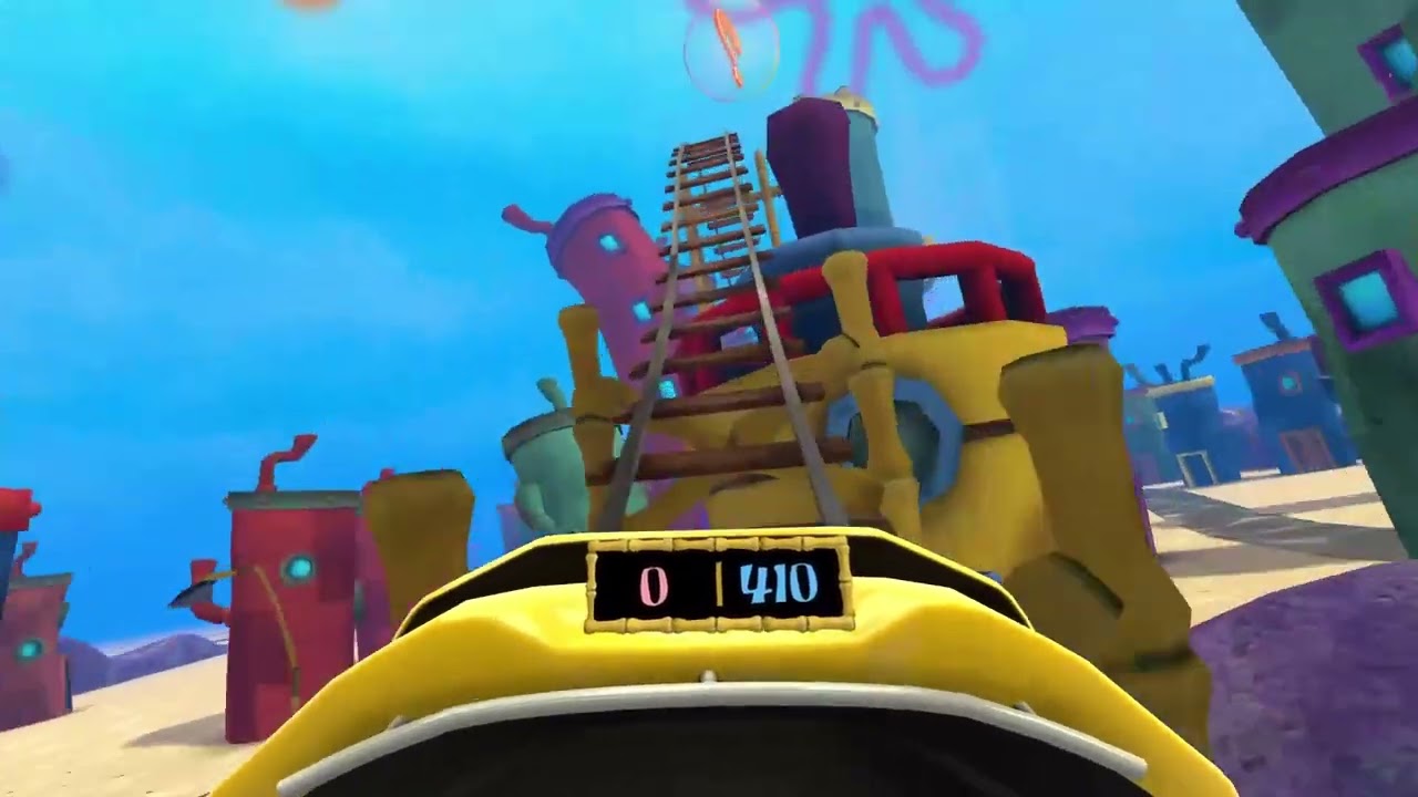 SpongeBob VR Bubble Coaster ride sample