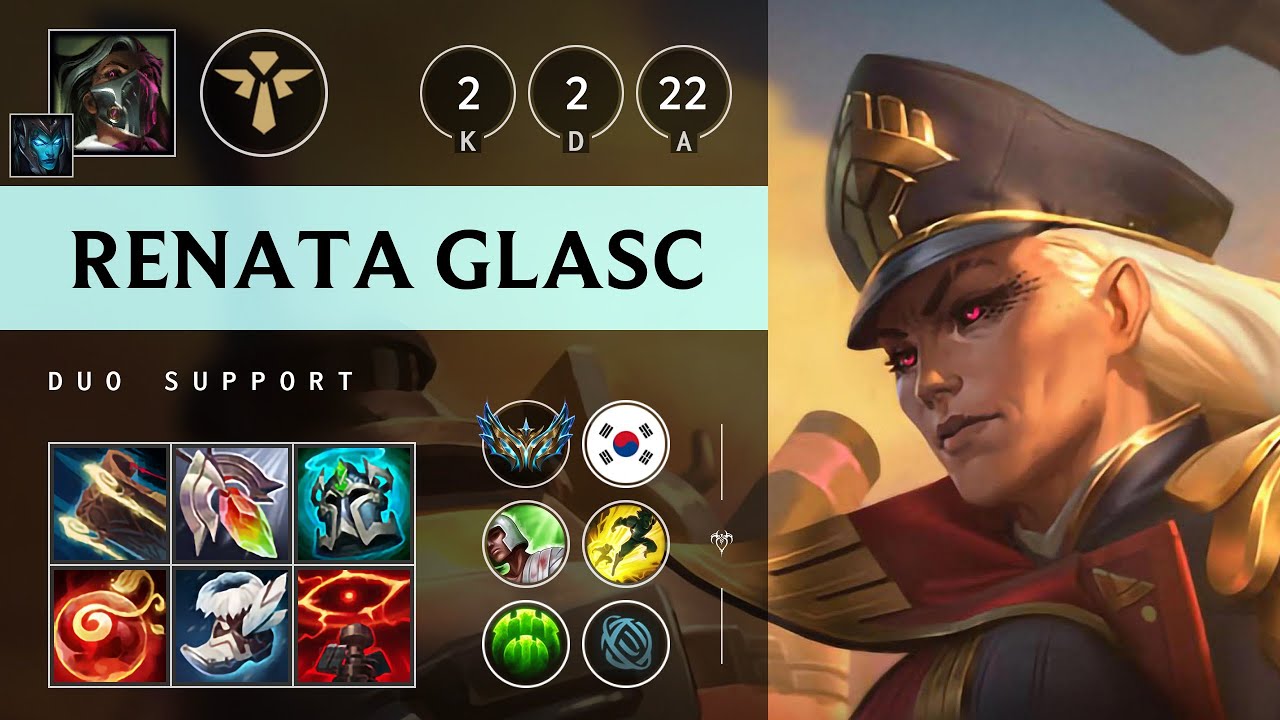 Renata Glasc Support vs Rell - KR Challenger Patch 14.22
