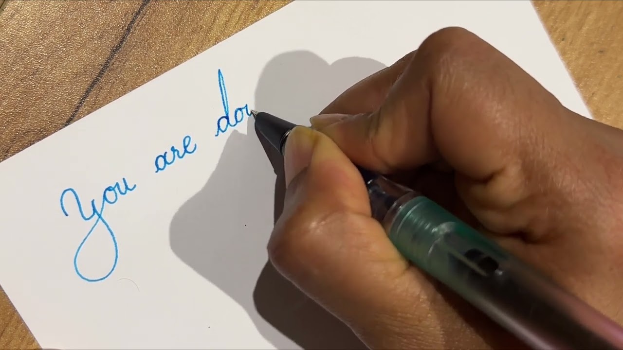 ASMR calligraphy for stress relief #calligraphy #asmr #asmrwriting  #handwriting 