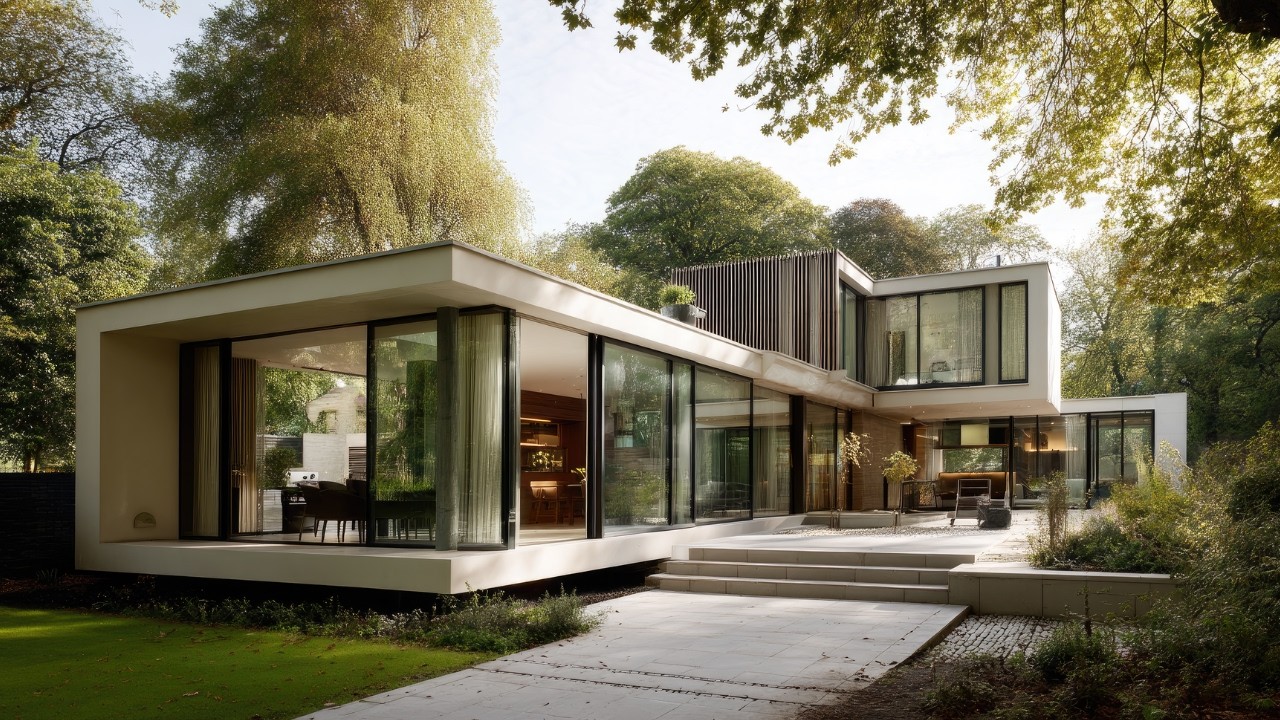 The Invisible House: Modern Minimalist Architecture That Blends With Nature