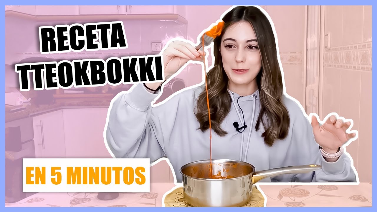 TTEOKBOKKI - receta 5 minutos ¿como hacerlo? | Tatiana Esteban