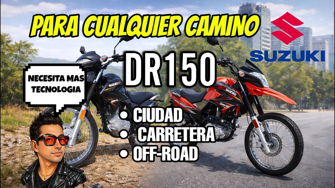 SUZUKI DR150 A PRUEBA / SUSPENSION INCREIBLE... PERO LE FALTA ALGO #SuzukiDR150 #dobleproposito