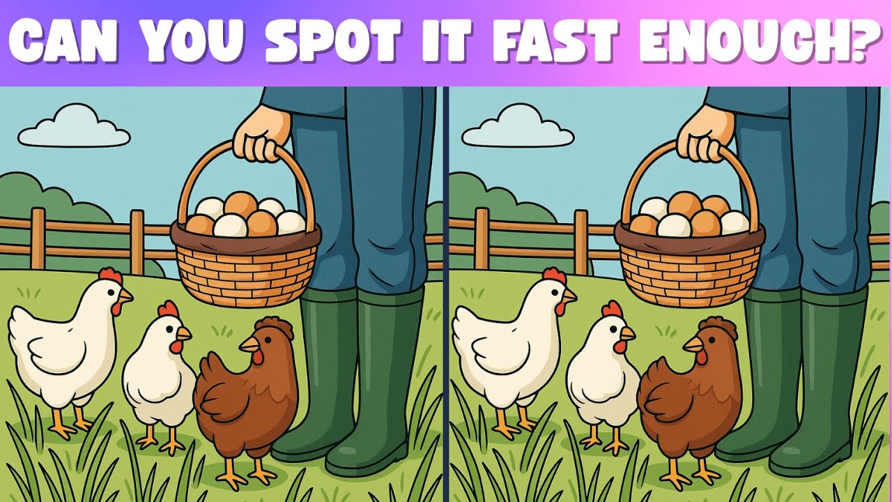 Wholesome Life Puzzle Challenge 🌿 Can You Spot All 6 Differences?