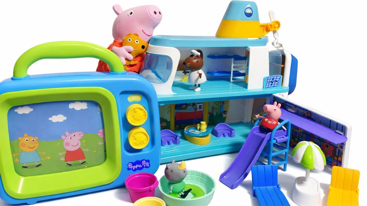 PEPPA PIG TOYS HOUSE PEPPA PIG MEDIC CASE UNBOXING I 120 MINUTES SATISFYING ASMR VIDEO