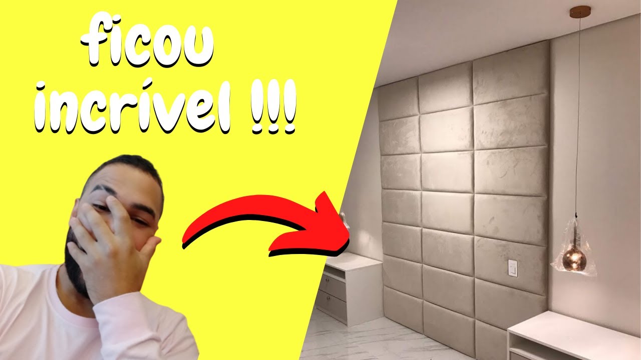 Cabeceira  Em Placas  PAREDE INTEIRA !!!!! processo de fabricação - Decorações VN