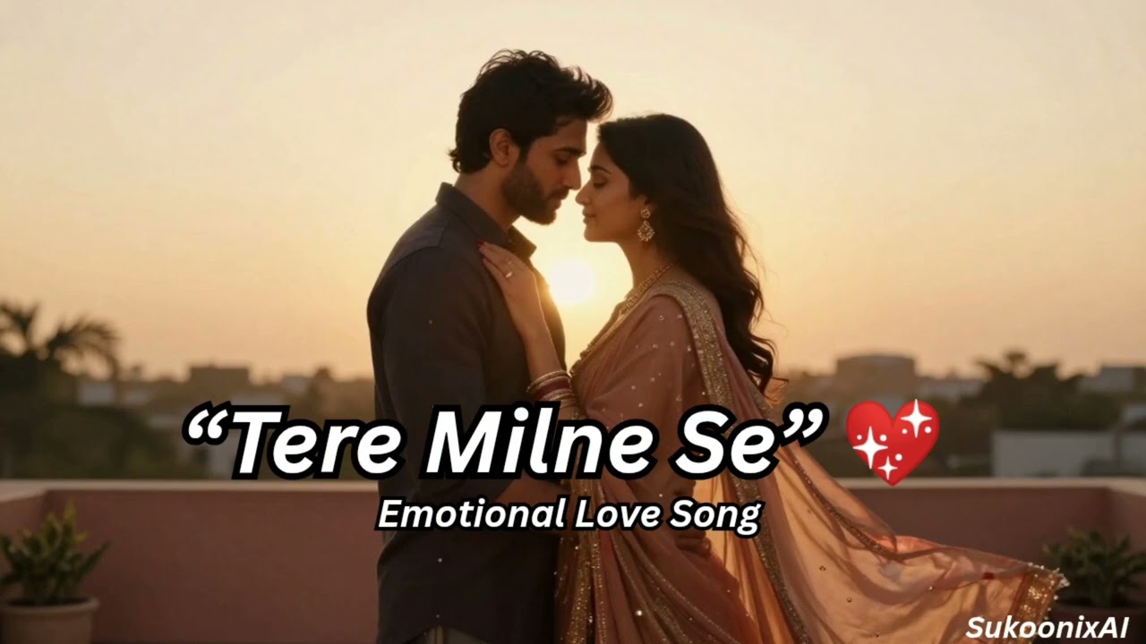 Tere Milne Se 💖 | AI Romantic Song | Soft & Emotional Melody | Romantic love song 