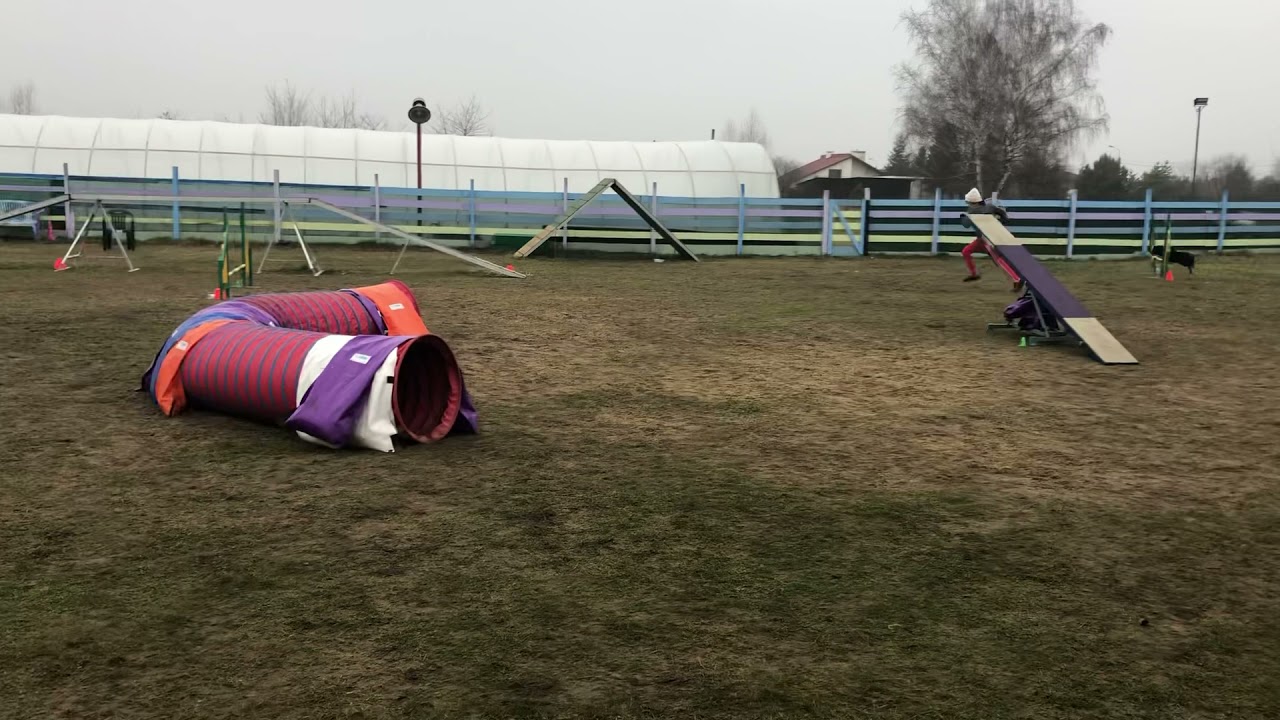 Liczi na treningu z Moniką Marciniak