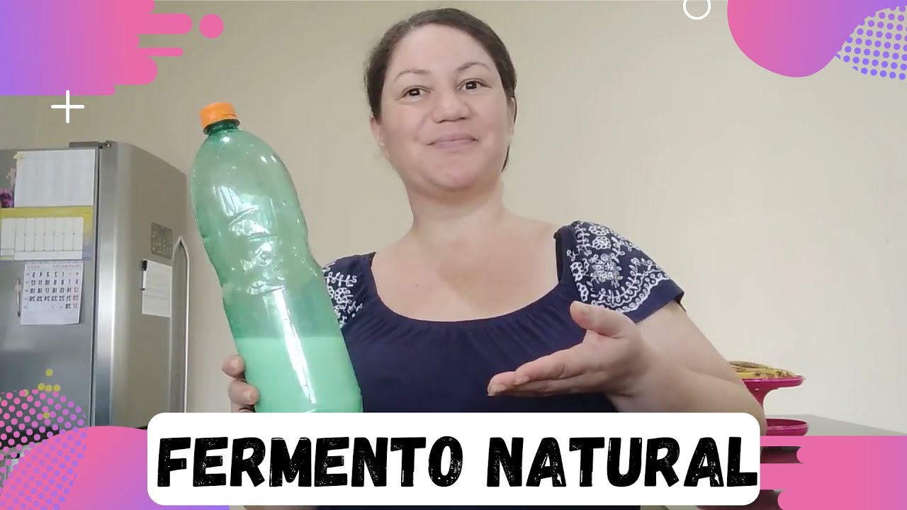 COMO FAZER FERMENTO NATURAL DO ZERO | Muito fácil rápido e muito econômico.