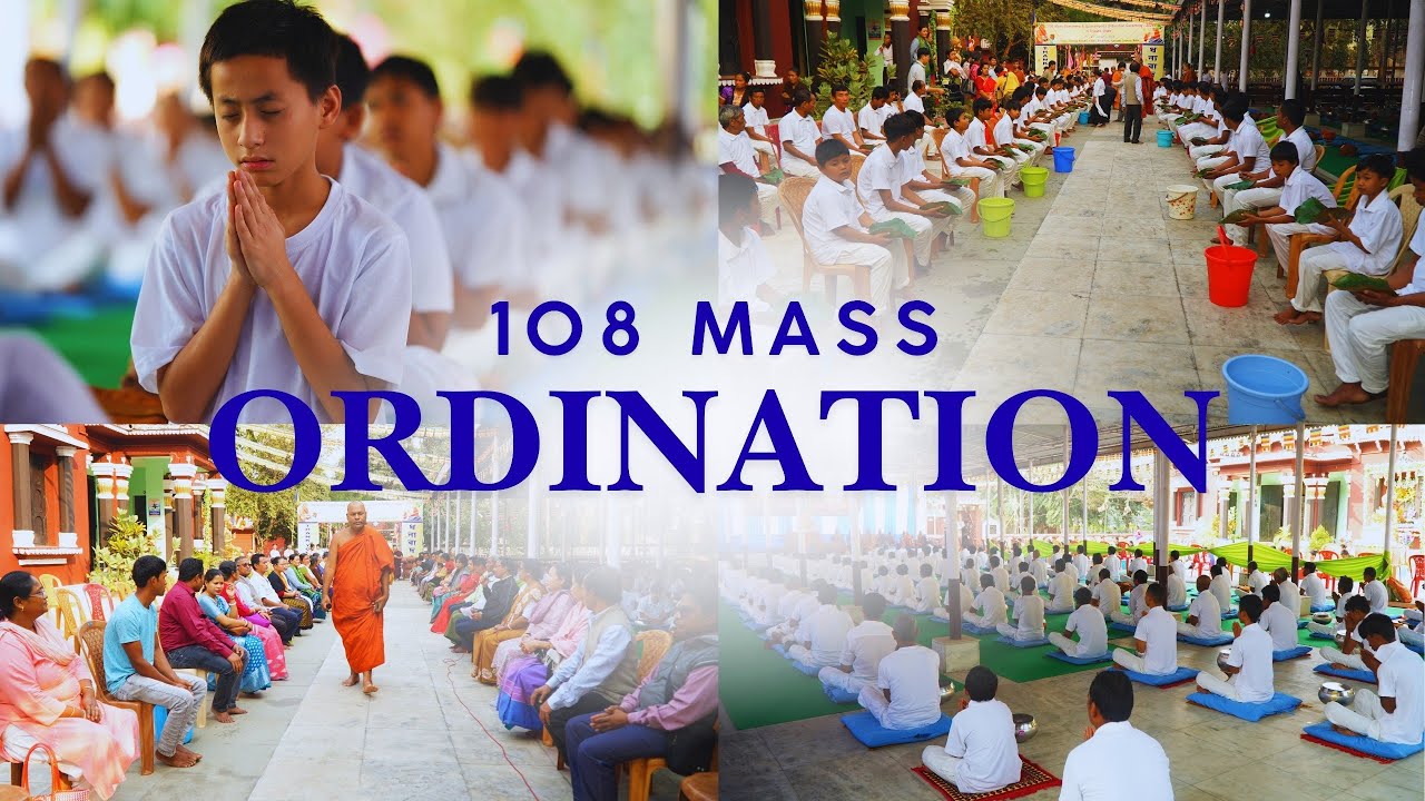 🪷15th January 2026: The first Day of 108 Mass Ordination Program at Venuvan Buddha Vihara Agartala🪷