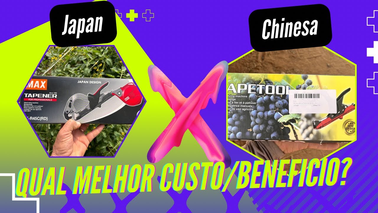 Melhor máquina para amarrar!! Veja as diferenças!! #alceador