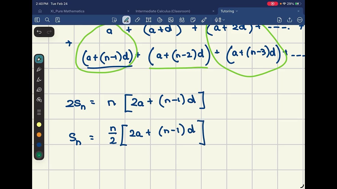2.3 Arithmetic Sequences and Series Part 1