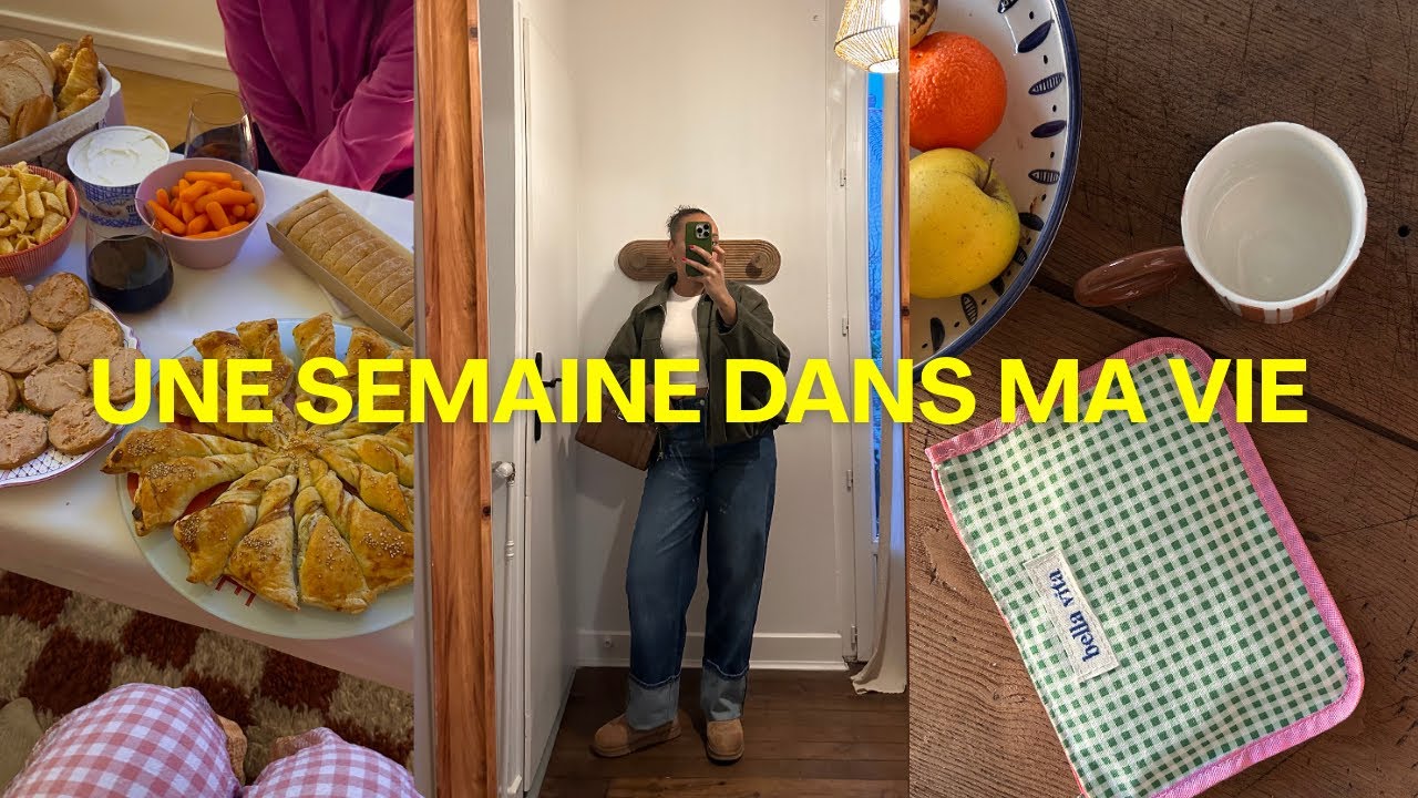 UNE SEMAINE OU PRESQUE DANS MA VIE (mon premier vlog quotidien sur YouTube 🤍)
