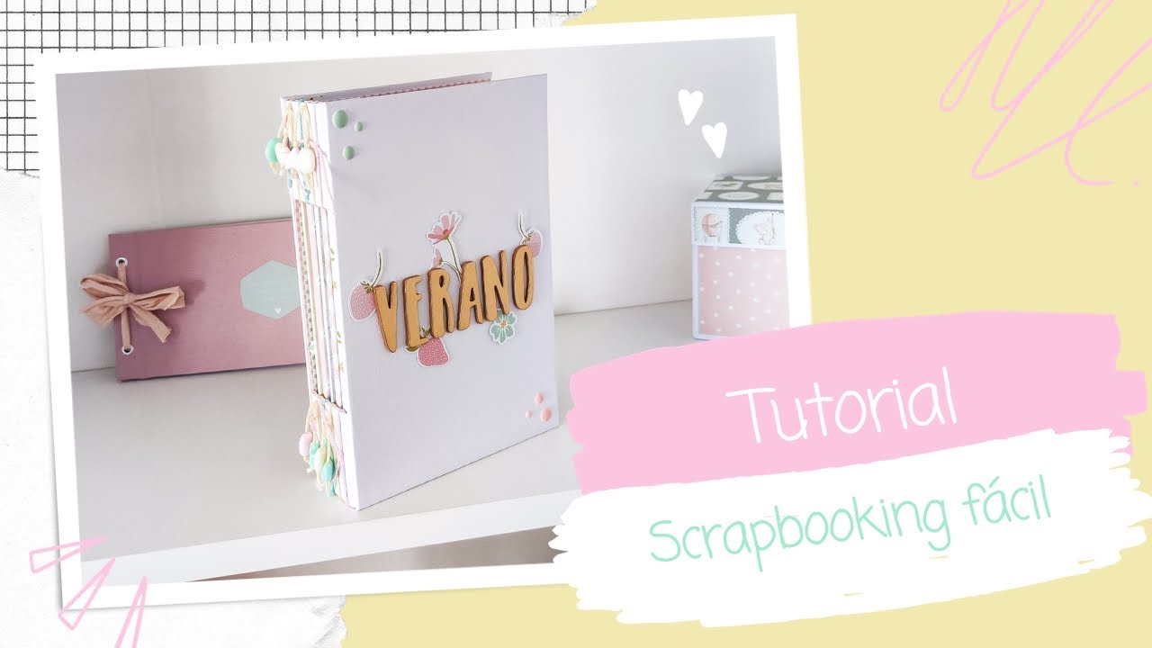 ✂️SCRAPBOOKING ✂️ TUTORIAL paso a paso FÁCIL 🖇️ scrapbooking en español