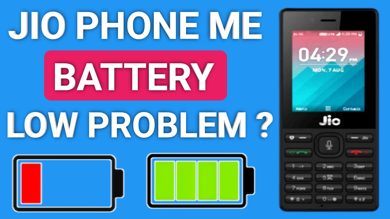 Jio phone ki battery Life Kaise badhae | How to Solve Low Problem Battery in Jio Phone