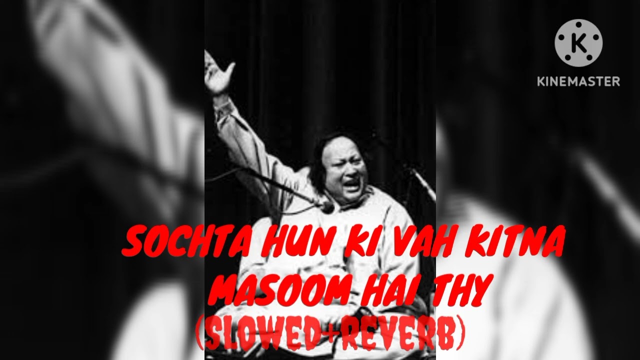 Sochta Hoon  woh kitna masoom thy|| lofi song 💔🥀❤️‍🩹 ।। Slowed+Reverb।। S R K  song 