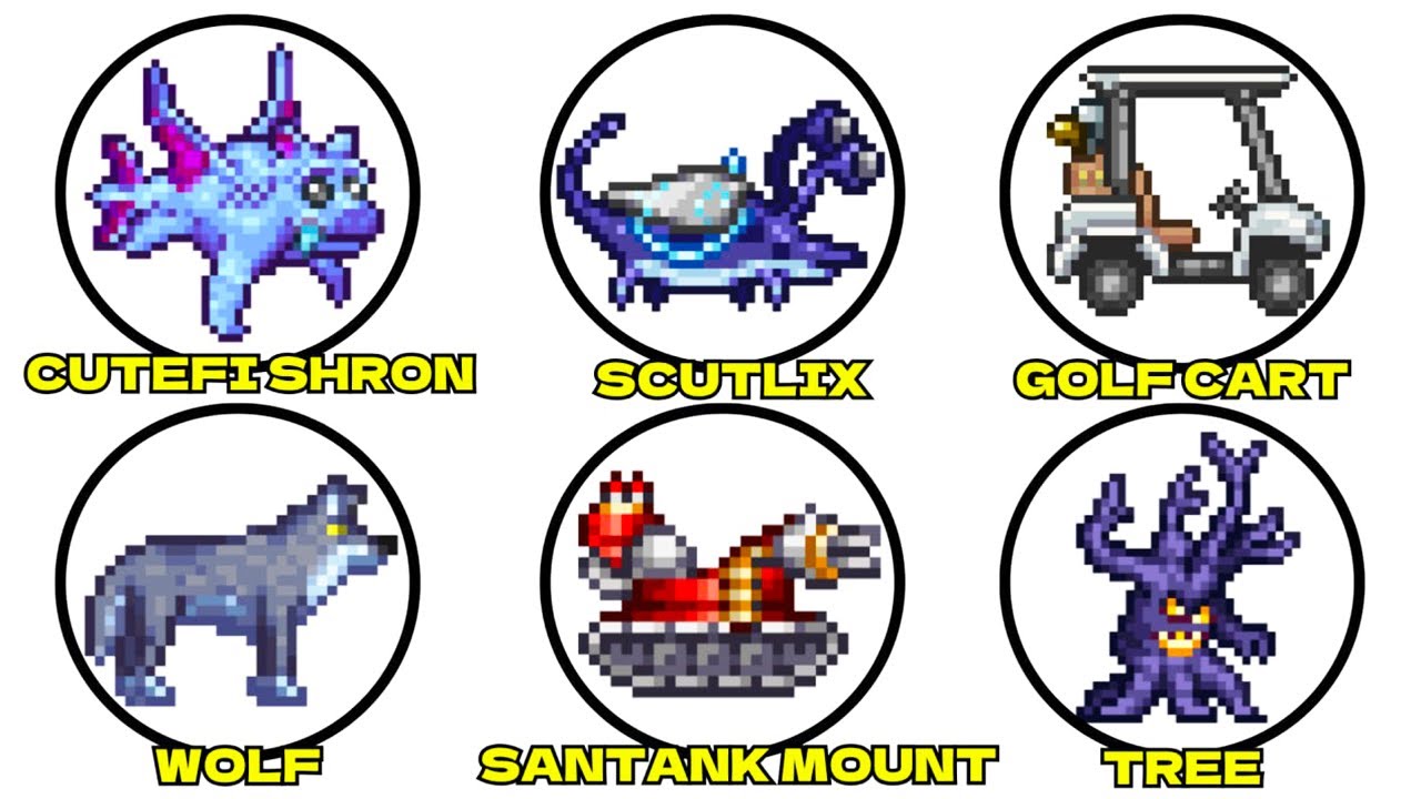 Every MOUNTS in TERRARIA Explained In 24 Minutes