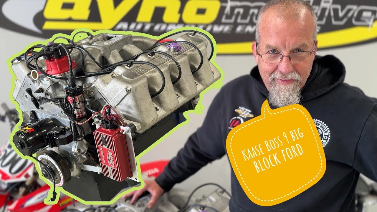 1004-сильный двигатель Ford Kaase Boss 9 с двигателем Big Block, собранный и настроенный Марком Т...