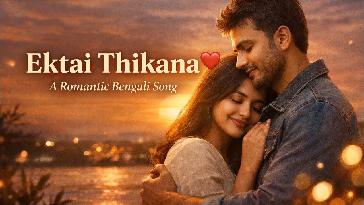 Ektai Thikana ❤️ | Romantic Bengali Song | Love Story Bangla