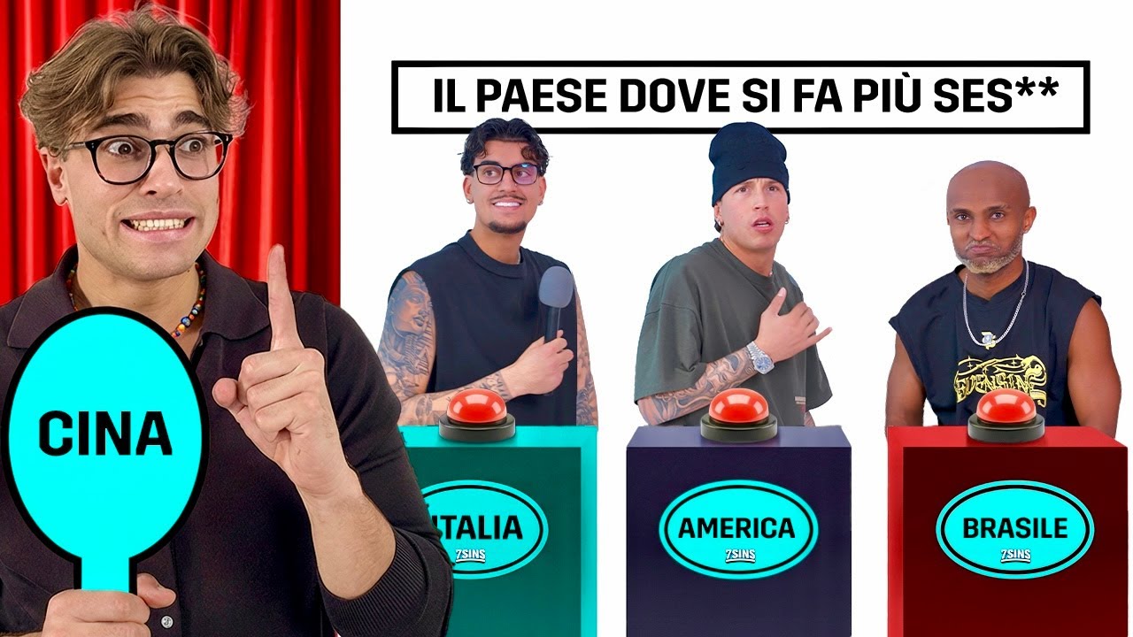 🕹️QUIZ SHOW più grande DI YOUTUBE ITALIA 🔞 | 7SINS ORIGINALS 🐍