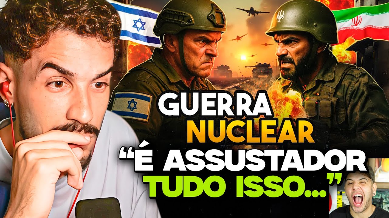 O ATAQUE DE ISRAEL CONTRA O IRÃ! ENTENDA TUDO! | REACT PLANETA NOVO