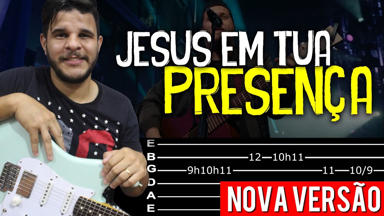 Jesus em tua Presença - Morada (Versão Deleo) na Guitarra // Vídeo Aula Dguide