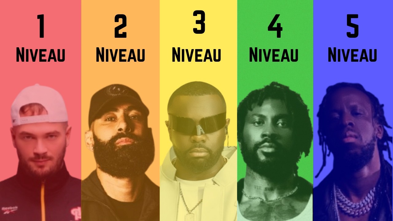 Les 5 niveaux de rappeurs en France