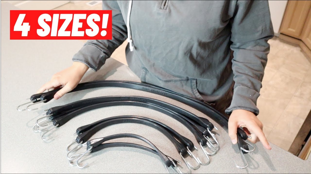 UNBOXING: Heavy Duty Rubber Bungee Cords Review | S Hooks for Cargo Tarps Van Truck