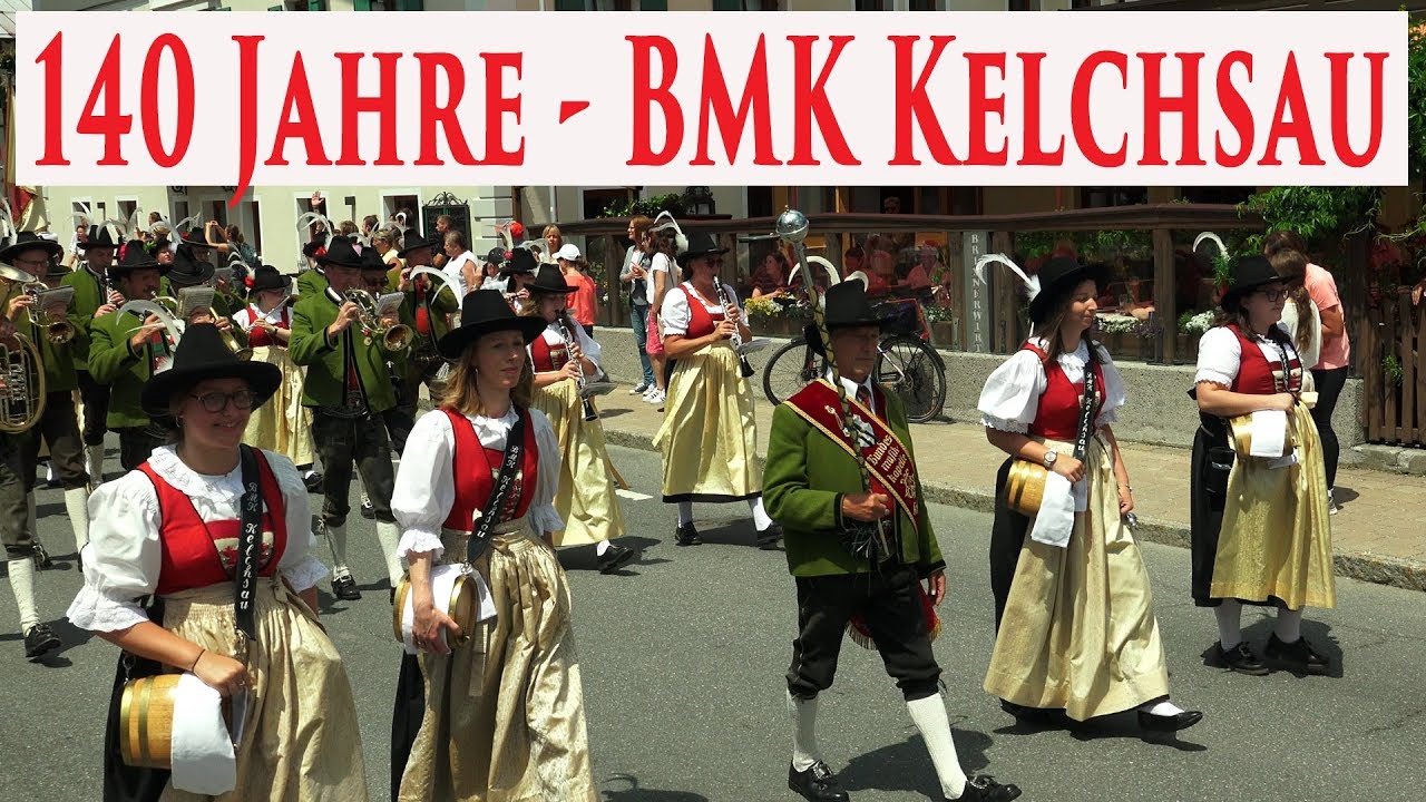 Bezirksmusikfest Kelchsau 2019 - Einzug zur Festhalle