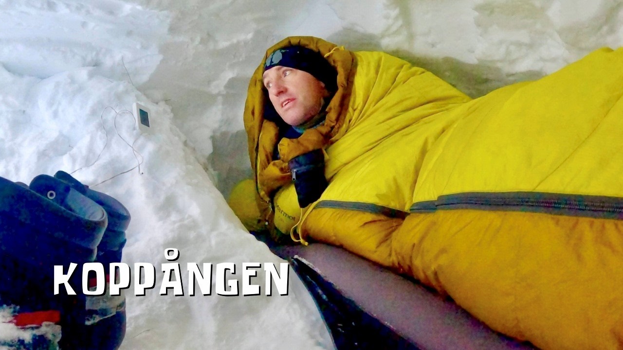 Övernattning i Snöbivack i -19°C.   Vinteräventyr i magiska Koppången