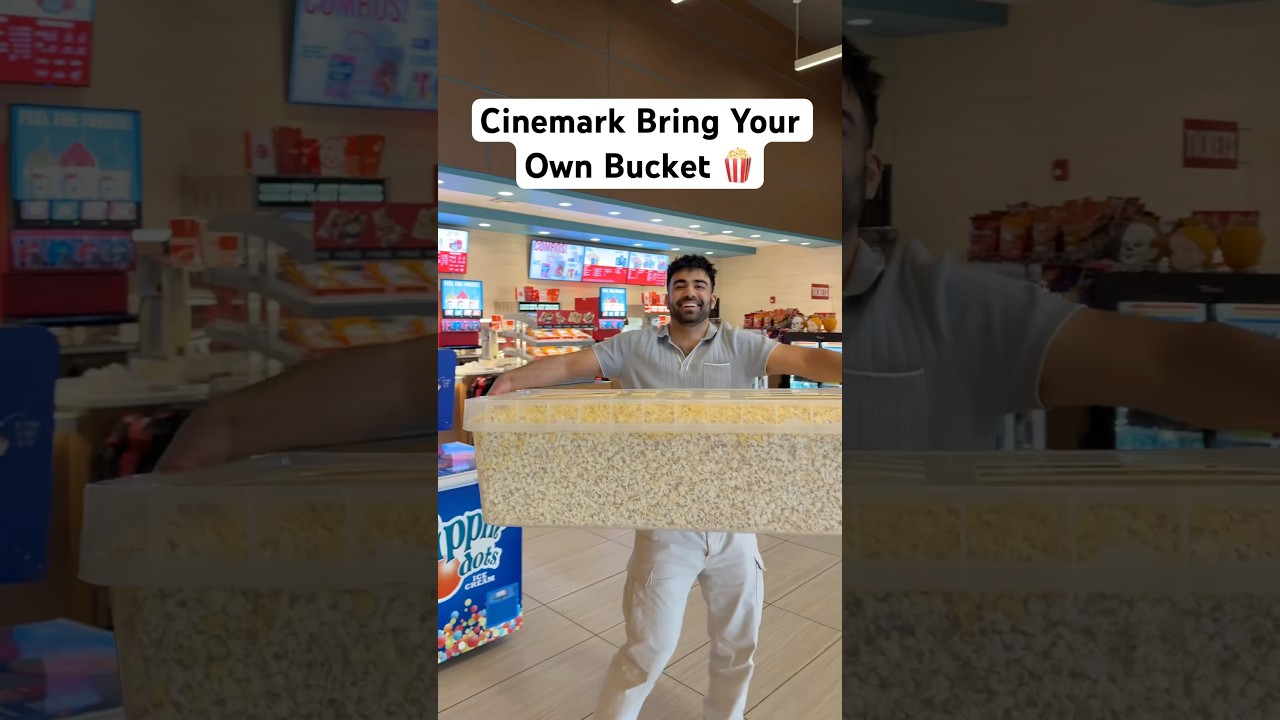 Cinemark Theaters Bring Your Own Bucket 🍿