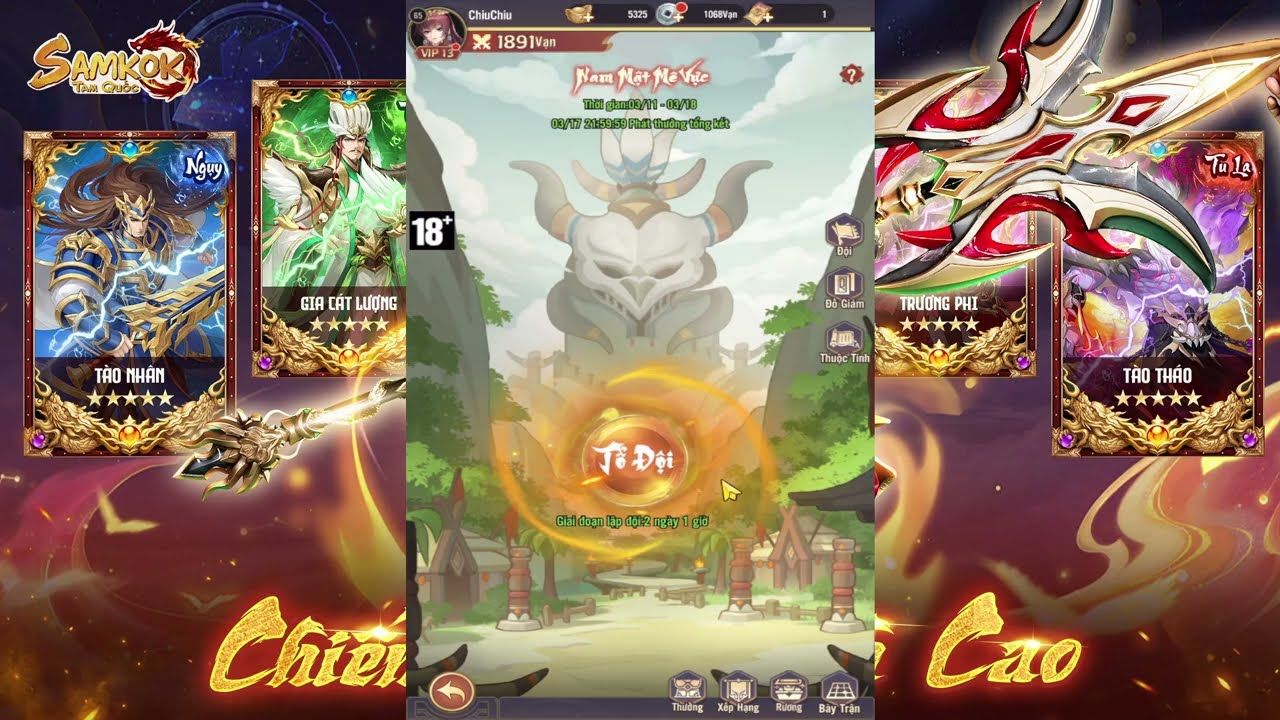 Samkok Tam Quốc - NG&Agrave;Y 8 C&Aacute;CH LẤY TƯỚNG HỒN FREE CHO ANH EM N&Ocirc;NG D&Acirc;N, TIẾP TỤC UP TEAM NG&Ocirc; #9