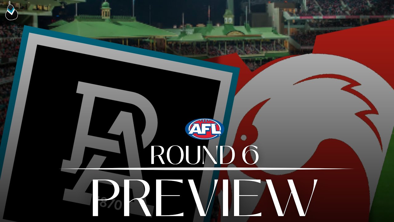 PREVIEW | PORT ADELAIDE VS SYDNEY| AFL ROUND 6, 2025