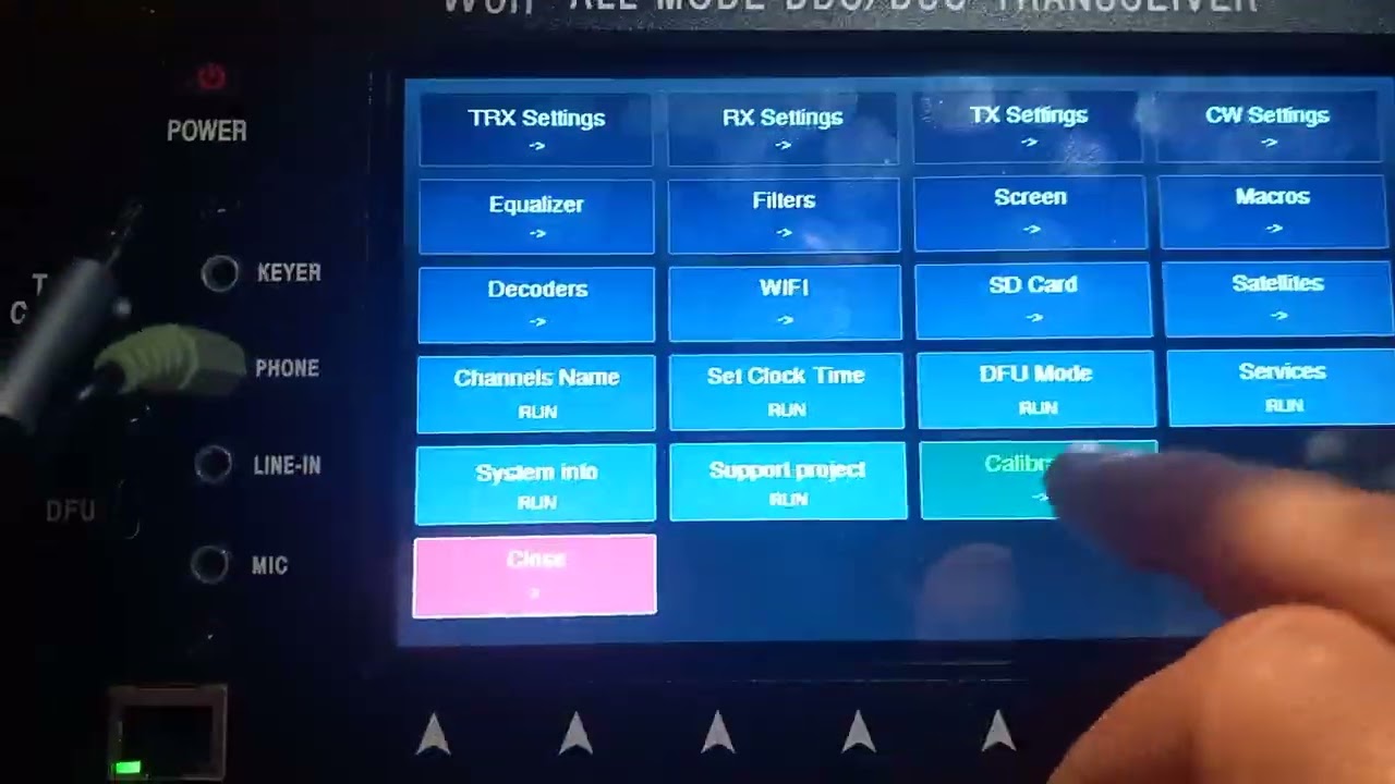 ZASTONE ZT7500 calibration smetre