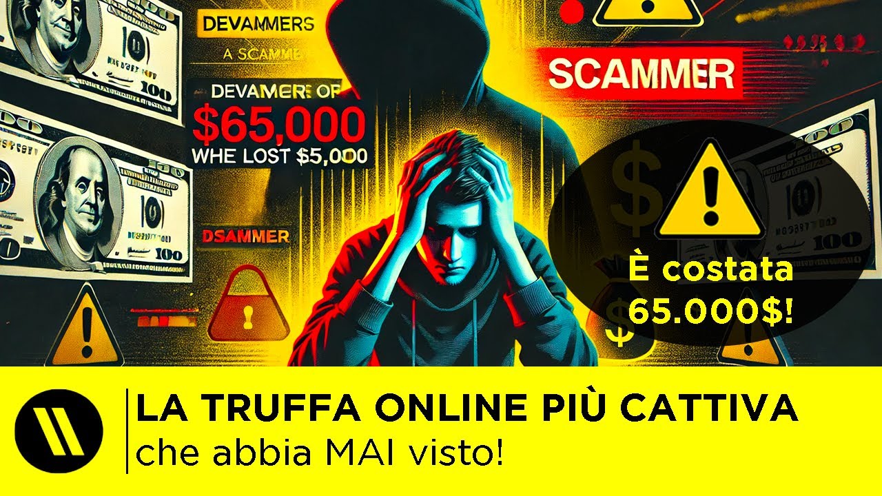 LA TRUFFA ONLINE PI&Ugrave; CATTIVA che ABBIA MAI VISTO!! (&Egrave; COSTATA 65.000$ alla VITTIMA)
