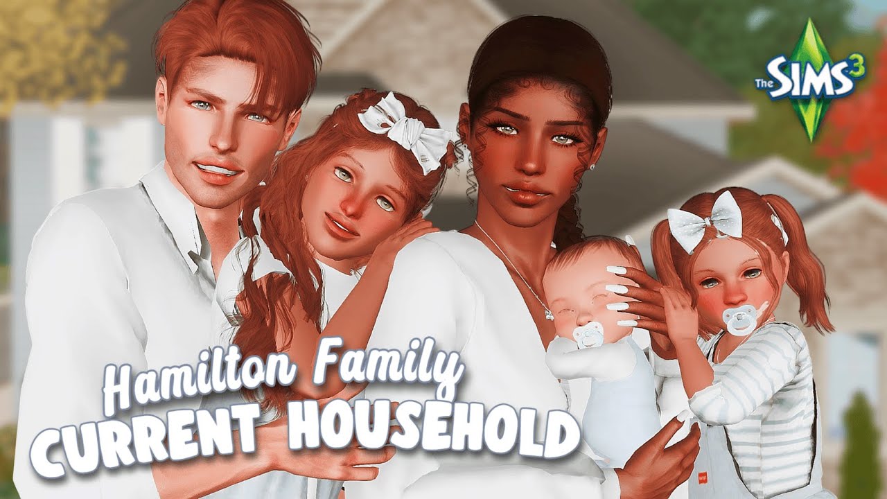 My Cozy Sims Family of 5! 👨‍👩‍👧‍👦⋆˙⟡ Meet The Hamilton's || The Sims 3: Current Household