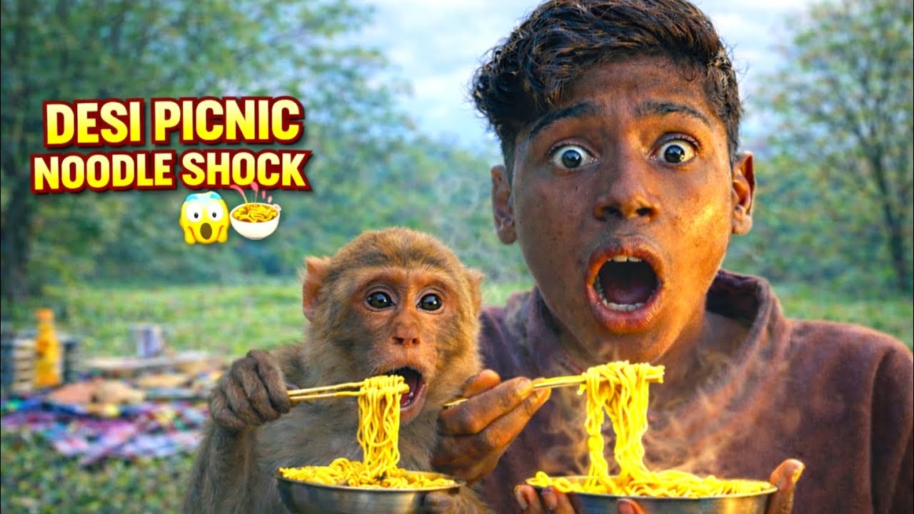 Desi Picnic Noodle Shock: Ghane Jungle Mein Maggi Adventure! 🌲😲   