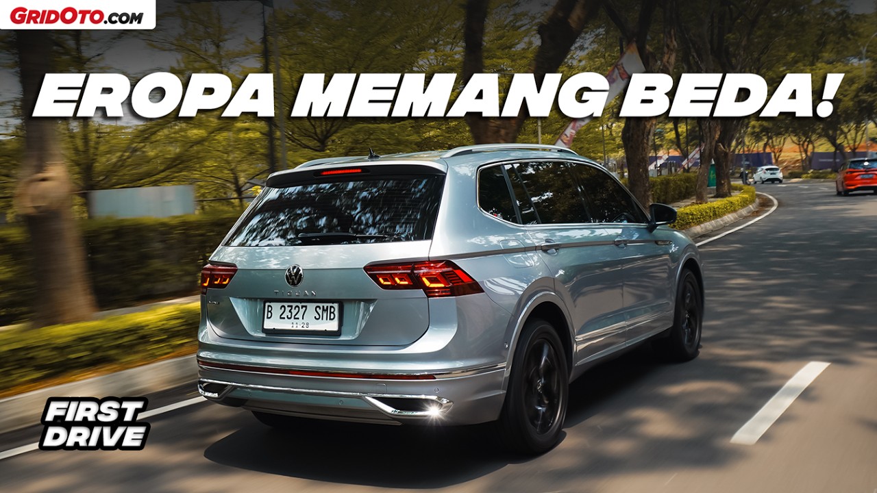 VW Tiguan Allspace, Penantang CR-V Dari Eropa yang Makin Ganteng! | GridOto