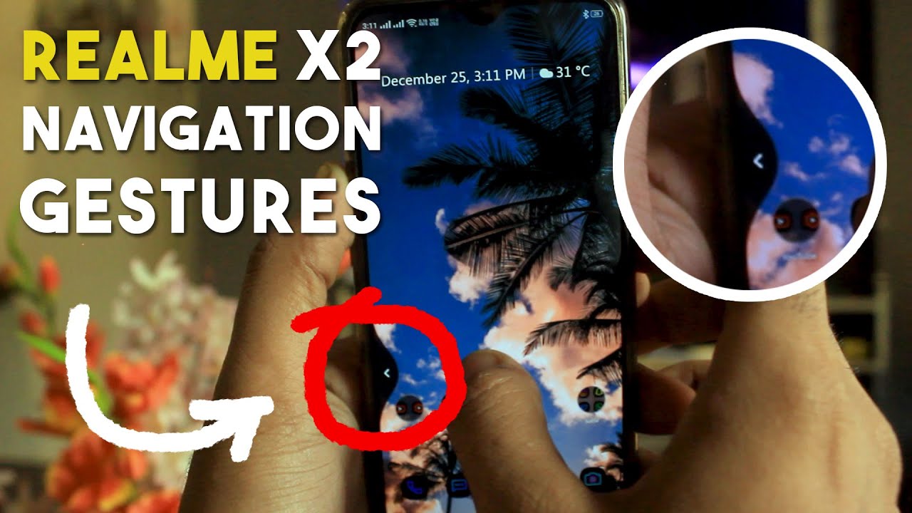How to Turn On Full Screen Navigation Gesture! | Realme X2 tips and tricks