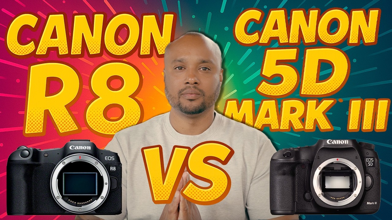 Canon 5D Mark III vs Canon R8 – ¿Full Frame clásico o mirrorless moderno?